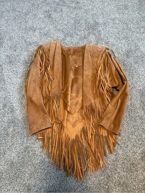 Klassi Artz Suede Fringe Jacket